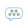 Five Star Google Reviews icon